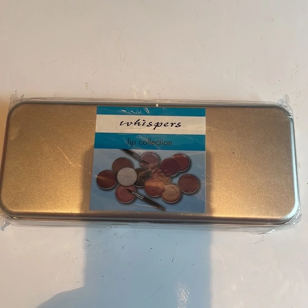 Whispers lip collection new in package 12 shades Lipstick gloss 3 applicators